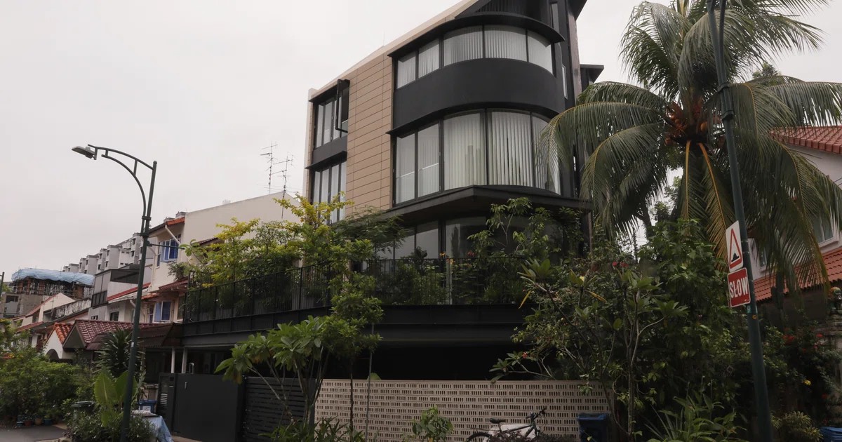 House at the Park, a multi-generational house by Genome Architects, as featured in The Business Times.
